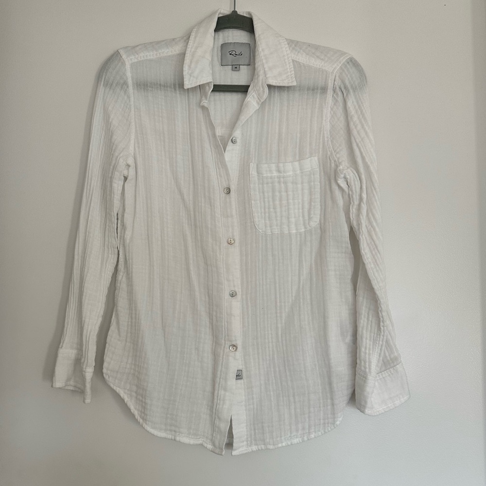 Rails Ellis Gauze Button Up XS